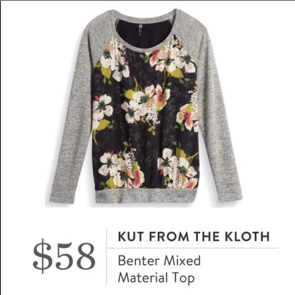 Kut from the Kloth floral lightweight sweater SM - Picture 1 of 8
